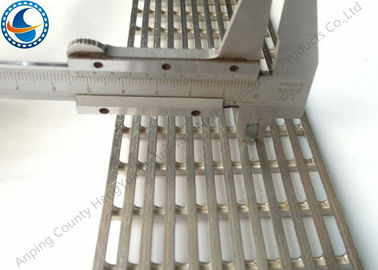 304 Flat Stainless Steel Wedge Wire Screen Panels Anti Corrosion 0.2mm Slot