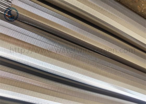 Stainless Wire Wraps 4 Inch Well Screen Filter Pipes Reduce Energy Consumption