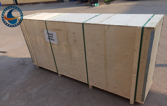 Vee Shaped Rotary Drum Wedge Wire Screen Pipe 904l Cylindrical