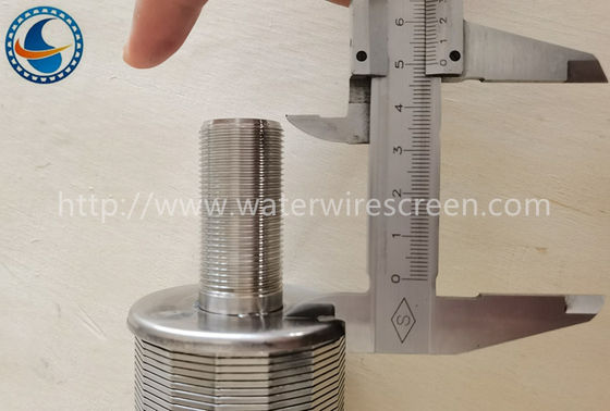 OD 57mm Johnson Continuous Slot Water Filter Nozzle With M24 Male Threaded