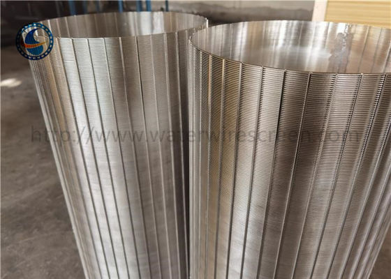 Slotted Wedge Wire Screen Filter Johnson Well Mesh Stainless 304 316 316l