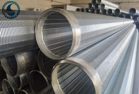 6-5/8" Low Carbon Galvanized Wedge Wire Screen Filter For Sand Control