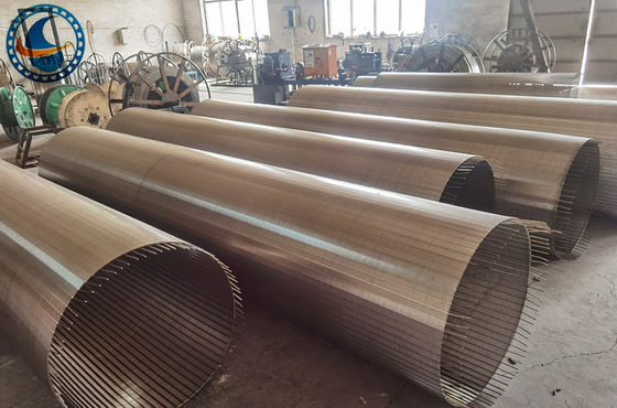 3m Length Ss Grade 304 Vee Wire Screen Pipe Infiltration Gallery At Intake Well