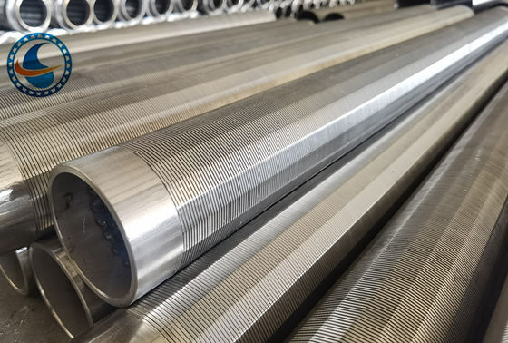 3m Length Ss Grade 304 Vee Wire Screen Pipe Infiltration Gallery At Intake Well