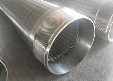 Telas de grande resistência do controle da areia, tela envolvida fio dos SS Johnson