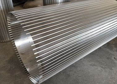 Tipo reverso de Vee Wire Wrapped Screen Johnson entalhe de 150 - de 1000μm