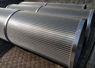 Filtro de tela de aço inoxidável de 304 Johnson, cilindro da rede de arame do tratamento da água
