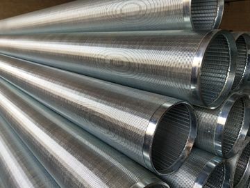 Tela de fio galvanizada de Johnson V da porosidade baixo carbono alto para o poço raso