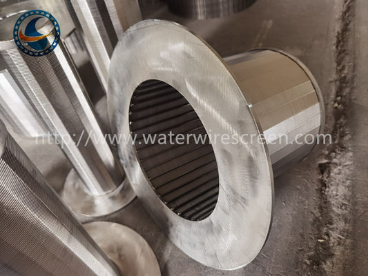 Tubulação de aço inoxidável de Wedge Wire Screen do caçador de 304 resinas com 150um Gap