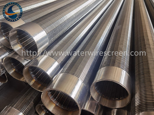 Entalhe a tela envolvida de Wells do filtro de 2.0mm fio geotérmica