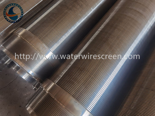 8-5/8” Ss lixam o controle 219mm Johnson Wire Screen Filter Pipe para o poço de petróleo