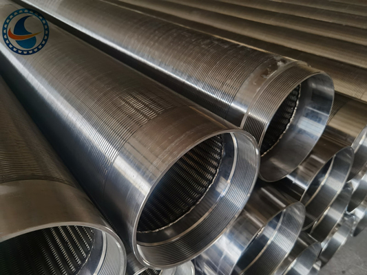 Tubo de filtro Completo-soldado da tela de Johnson Type Downhole Slotted Well