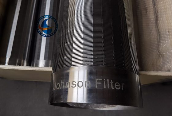 Tubulação de aço inoxidável da tela de Johnson Filter Welded Wedge Wire