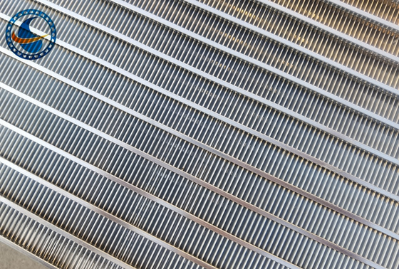 Soldadura de resistência elétrica entalhada de aço inoxidável de Vee Wedge Wire Screen Panels