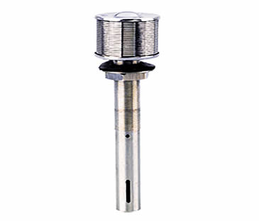 Um tipo de fluxo bocal de fluxo da tubulação da mão longa de aço inoxidável do filtro