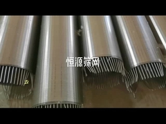 tubulação de aço inoxidável da tela do controle da areia do poço de água para o filtro