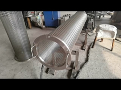 Filtro de tela de fio de tambor rotativo sem enchufe para a indústria do petróleo
