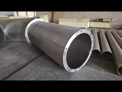 Tubos de filtro de vidro de madeira, de perfil SS 304 de cunha inversa