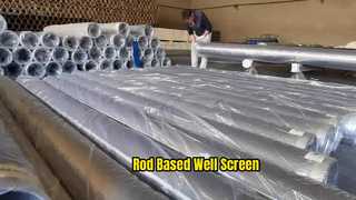 Tipo de aço inoxidável desmagnetizado Rod Based Well Screen de Johnson