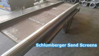Tela de fio envolvida tela de areia SS304 OD 4-1/2” Schlumberger